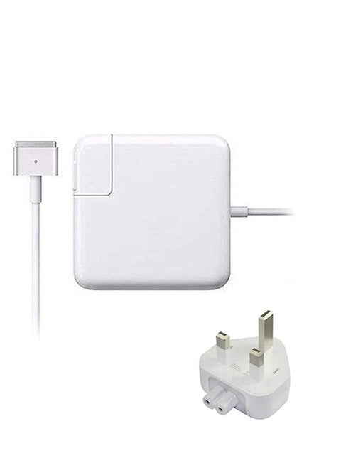 60W T-tip Replacement Adapter AC Charger T-Tip and UAE AC plug Power Adapter Replacement Charger for Magsafe2 Compatible with 13 inch MacBook Pro