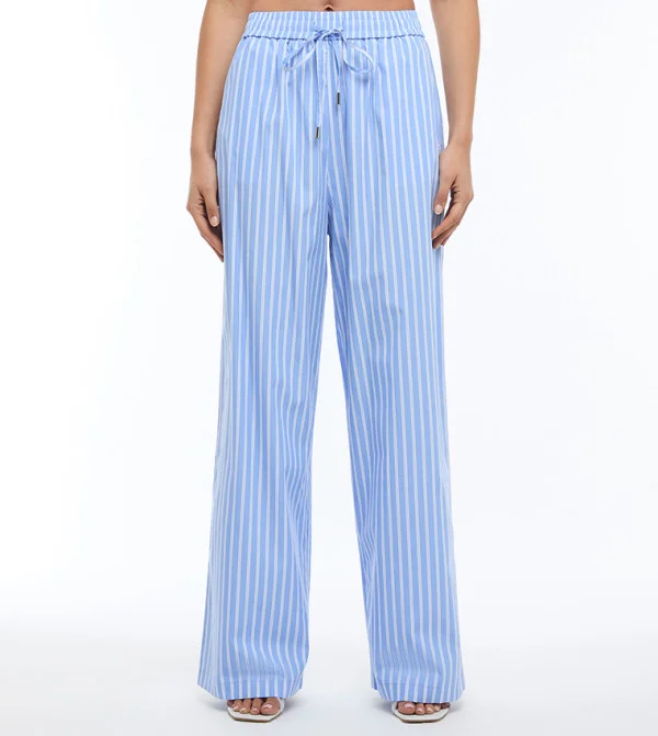 بي سي بي جي BCBG STRIPED POPLIN TROUSER