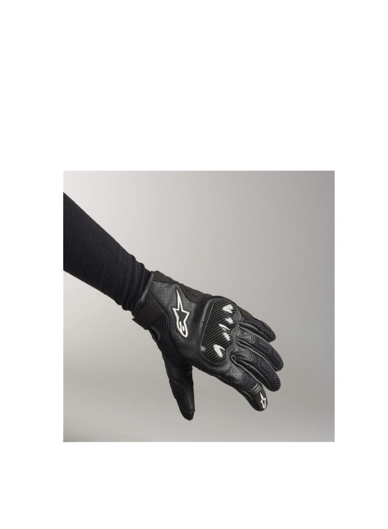 Alpinestars Alpinestars SMX-1 Air V2 Vented Leather Motorcycle Glove 3570518-10-L- Black - Image 2