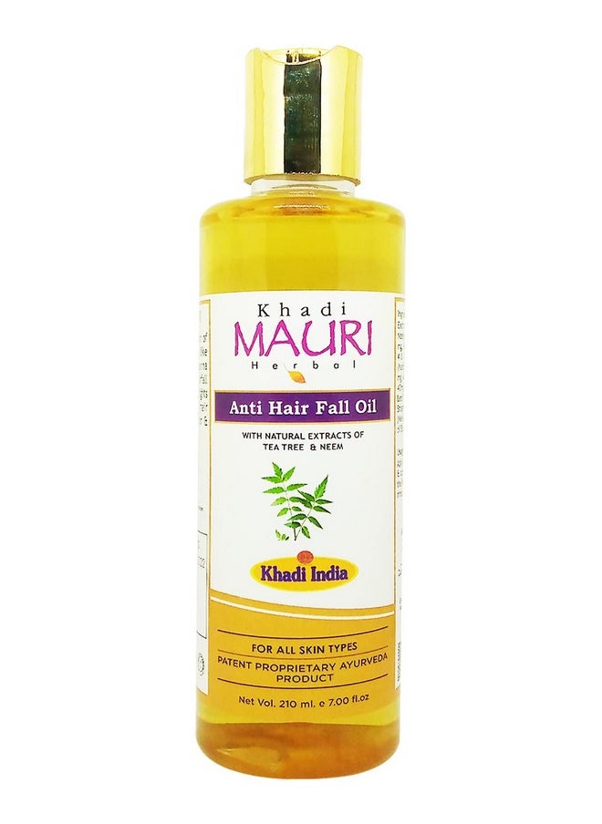 Khadi Mauri Herbal Khadi Mauri Anti Hairfall Hair Oil Pack Of 1 Hair Oil (210 Ml) 