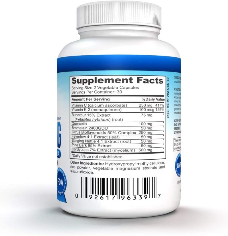 NutraPro White Lung Lung Cleanse  DetoxSupport Lung Health Supports Respiratory Health 60 Capsule  Made in GMP Certified Facility - Image 5