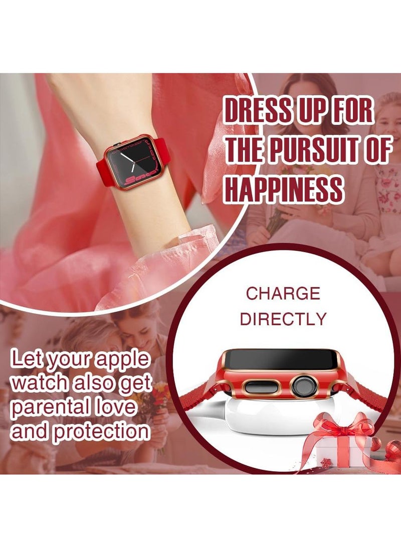 Y&D Suitable For AppleWatch 44mm universal Watch Tempered Film Integrated Protective Case - Image 3