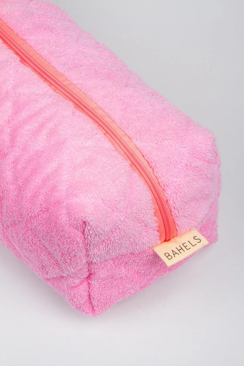 باهلس Pink Towel Dyson Airwrap and Xl Size Bag Travel Case for All Your Hair Styling