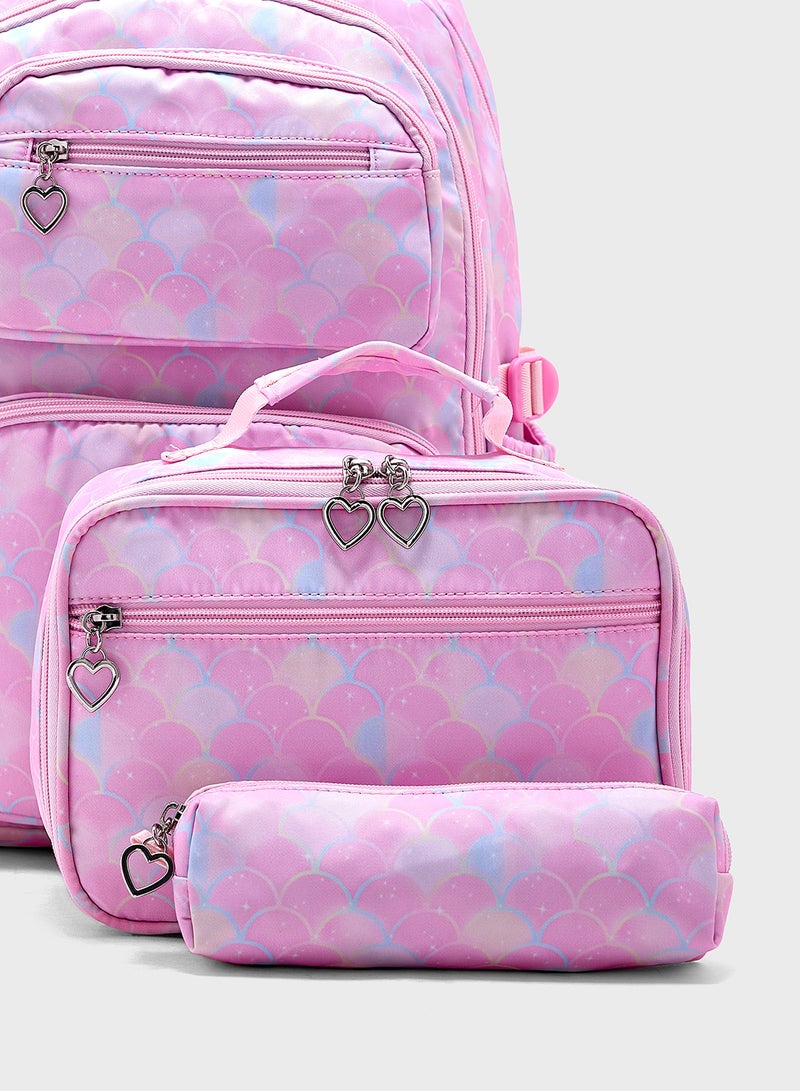 Ginger 3 Piece Set Laptop Backpack, Lunch Bag And Pencil Case  - Image 5