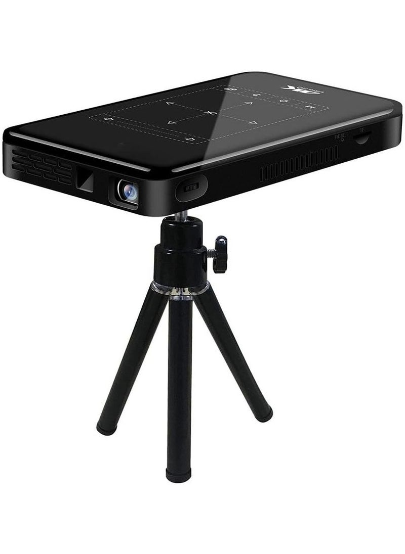 borrego - 4K Mini Projector With WiFi And Bluetooth Built In Android Rechargeable Portable Outdoor Projector Support 4K Video Decoding For Mobile Laptop Smart Phone - Image 1