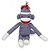 Plushland Adorable Blue Sock Monkey The Original Traditional Hand Knitted Stuffed Animal Toy Giftfor Kids Babies Teens Girls Boys Baby Doll Present Puppet 20 - Image 2