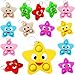 mypush popo 24 Packs Wish Sky Stars Students Christmas Gifts Bulk Rainbow Fidgets Gifts Mini Pop Holiday Classroom Prize Party Favors for Kids - Image 2