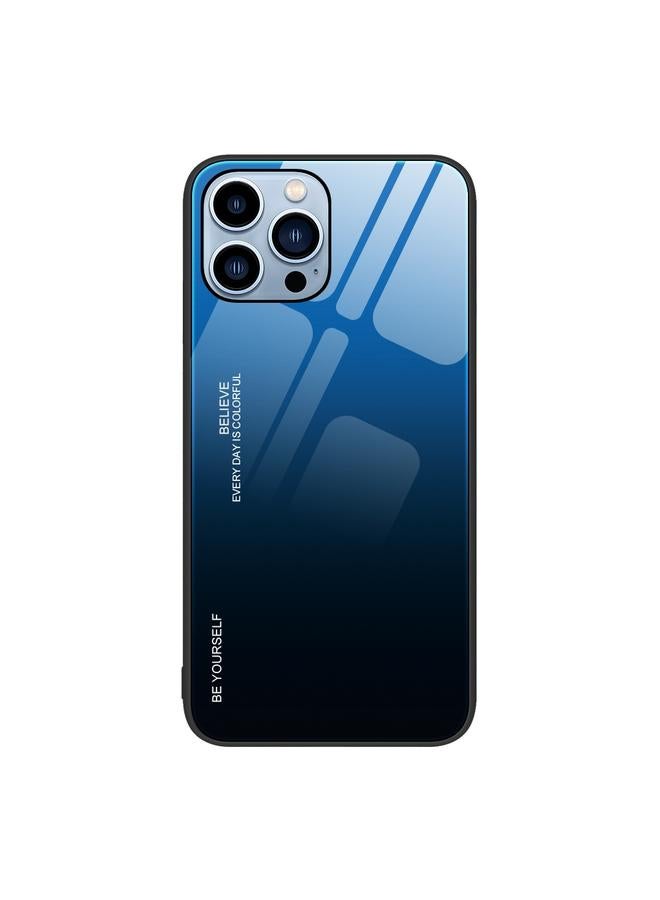 S-TOP Case For iPhone 15 Pro Max Gradient Color Glass Phone Case - Image 1