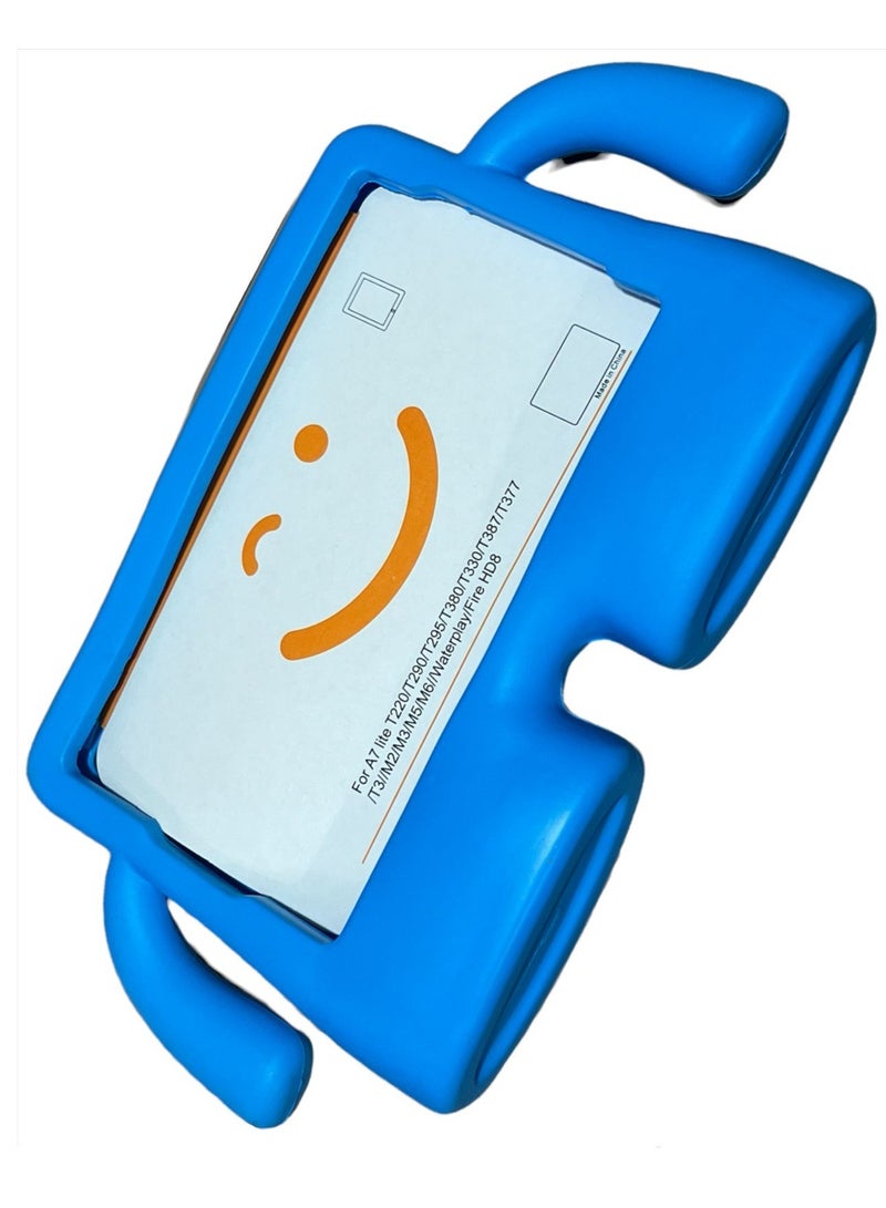 Cartoon Shockproof Kids Friendly Case Stand For Tab A9 8.7 Inch 2023 (Blue) - Image 1