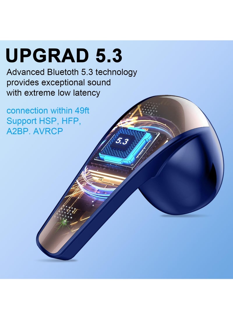 JBLTM Wireless Bluetooth In-Ear Headphones, with 4 Microphones, ENC Noise Cancelling Earbuds, 40H Deep Bass, Waterproof Earphones  - Image 3