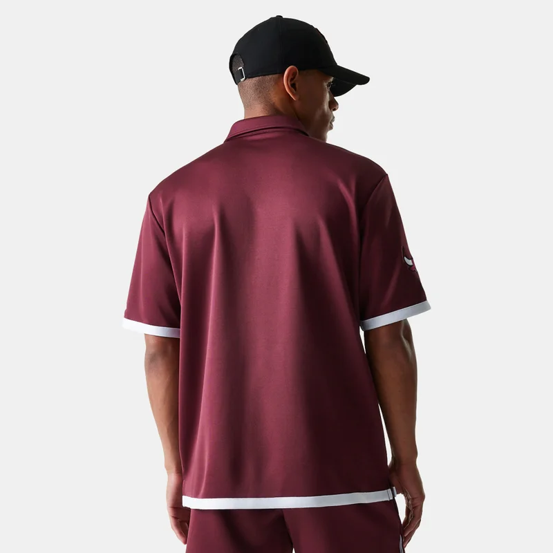 NEW ERA Men's NBA Chicago Bulls Snap-Button Shirt