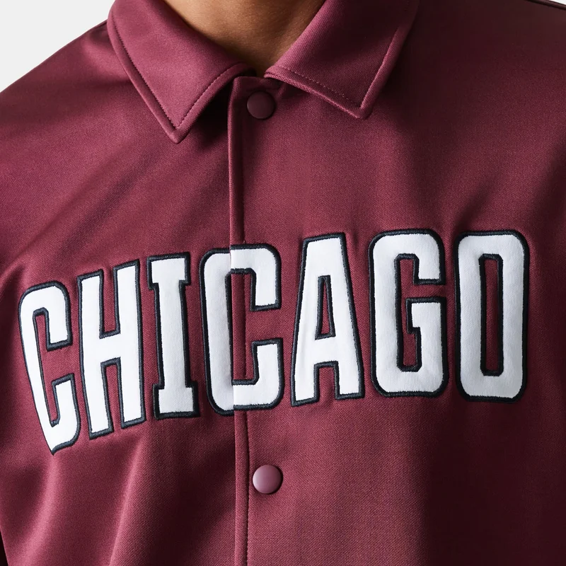 NEW ERA Red Men's NBA Chicago Bulls Snap-Button Shirt for Men | Best Price UAE