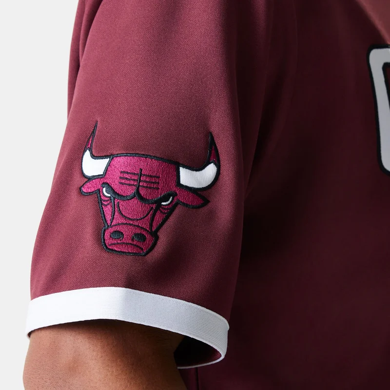 NEW ERA Red Men's NBA Chicago Bulls Snap-Button Shirt for Men | Best Price UAE