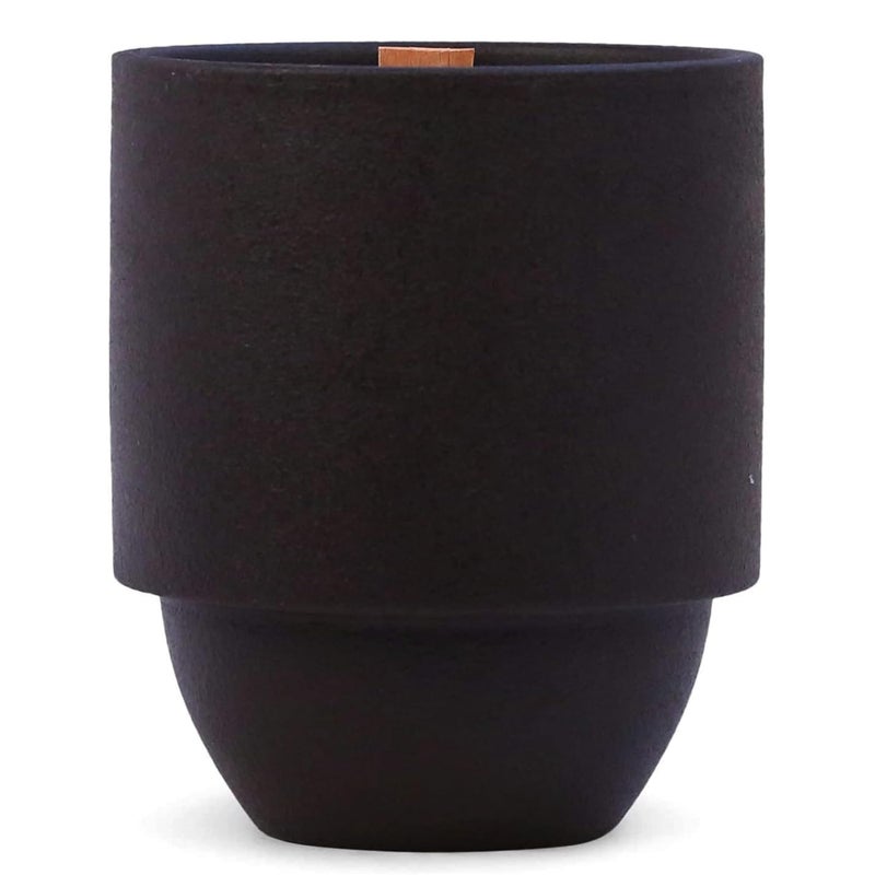 Paddywax Parks, Yosemite Scented Candle in Reusable Ceramic Jar with Crackling Wood Wick, Soy Candle with Approx. 77 Hour Burn Time, Decorative Gift Candles for Home, Cottonwood & Oak Scent, 11 oz - Image 1