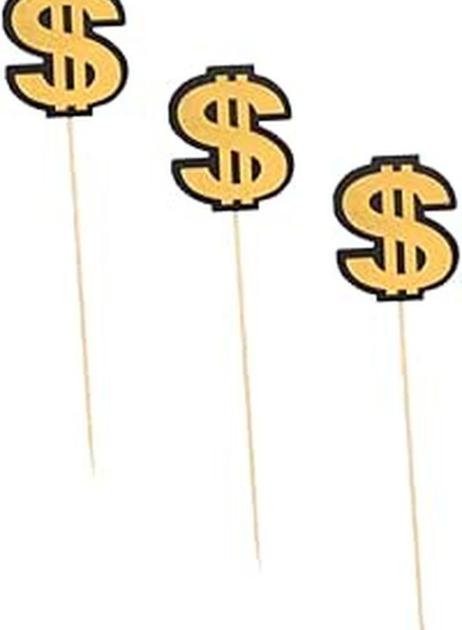 3pcs Shining Cake Topper Flags Inserts Card Set for Wedding Party Supplies - Image 1