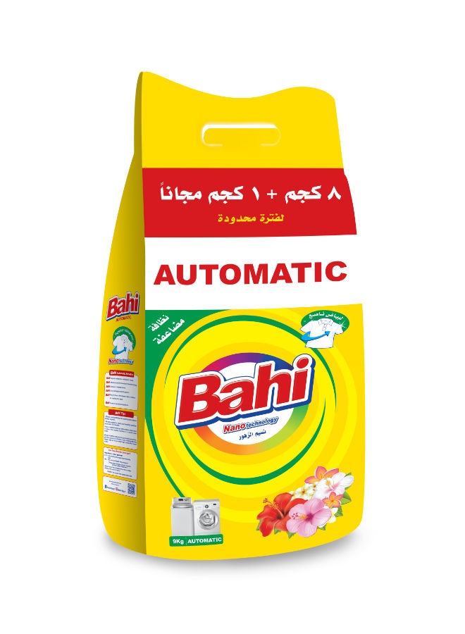 مسحوق غسيل برائحة نسيم الزهور 8 كجم + 1 كجم