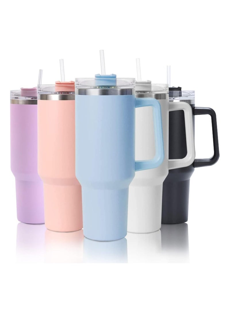 ترمس حراري أنيق من الستانلس ستيل مع شاليمو مدمج، يحافظ على درجة حرارة المشروبات لفترات طويلة - Image 1