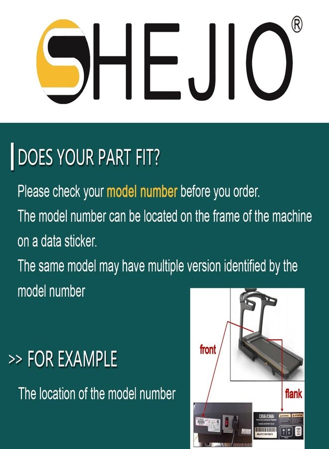 SHEJIO Treadmill (Running Belt) Walking Belt Compatible with Proform Healthrider Softstrider,Model DRTL25060,DRTL25061,DRTL25062 - Image 2