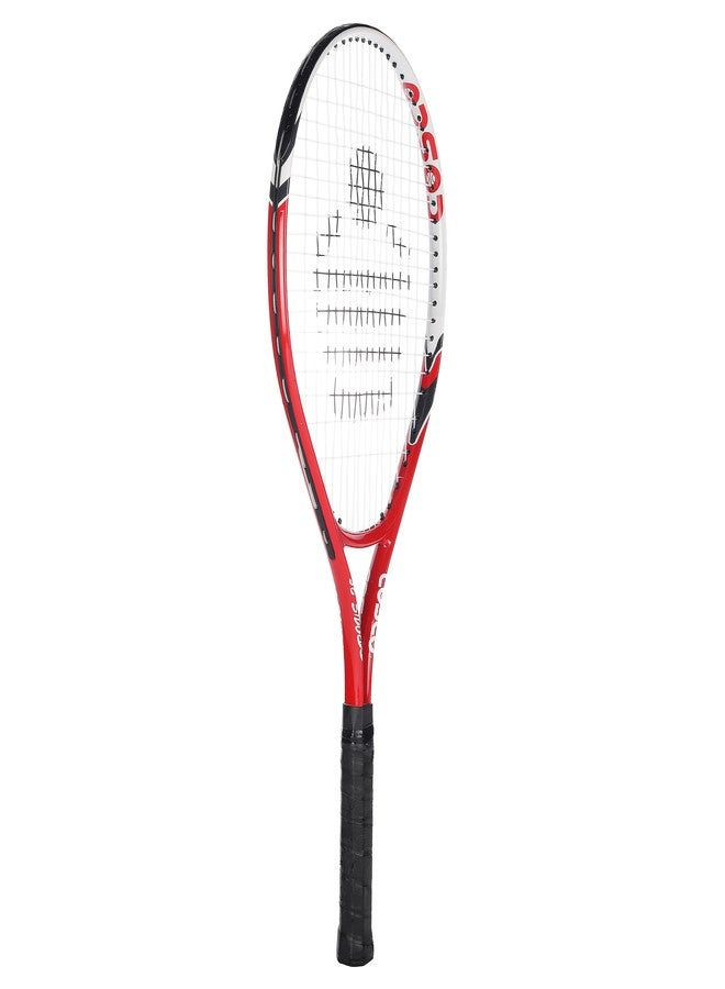Cosco Drive 25 Aluminium Tennis Racquet - Red & Black - Image 3