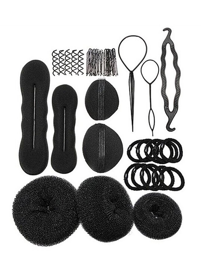 Magic Beauty Magic Braid Hair Twist Styling Clip  Stick Set Black - Image 1