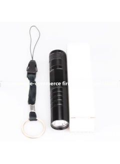 Generic No. 5 A Battery Small Flashlight Household Aluminum Alloy Flashlight Super Gift LED Mini Flashlight-Color:Red Single Flashlight Bare Metal  - Image 2