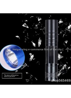 Generic No. 5 A Battery Small Flashlight Household Aluminum Alloy Flashlight Super Gift LED Mini Flashlight-Color:Red Single Flashlight Bare Metal  - Image 3