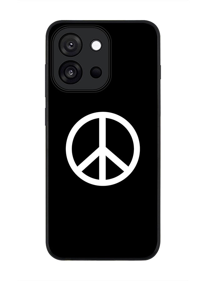 For OnePlus 13s / 13T Case,Slim fit Camera Protection, Shockproof Thin Phone cover  - Peace Sign