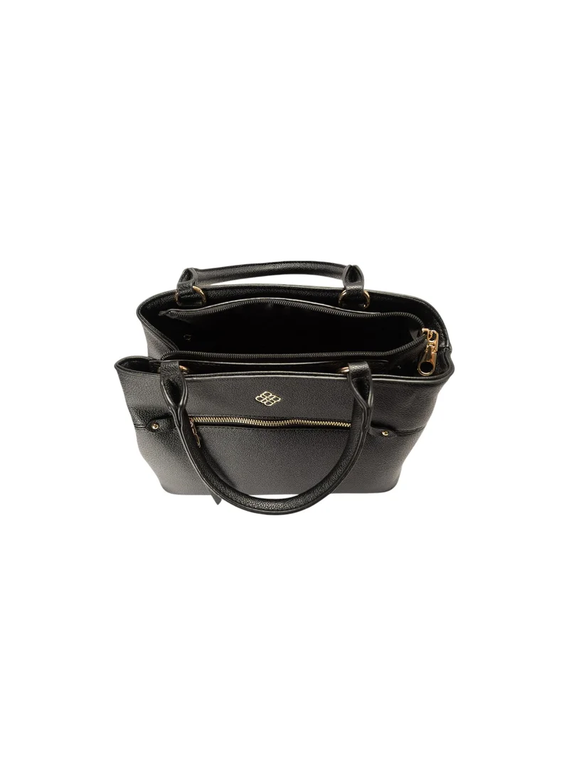 Bata Textured Top Handle Bag