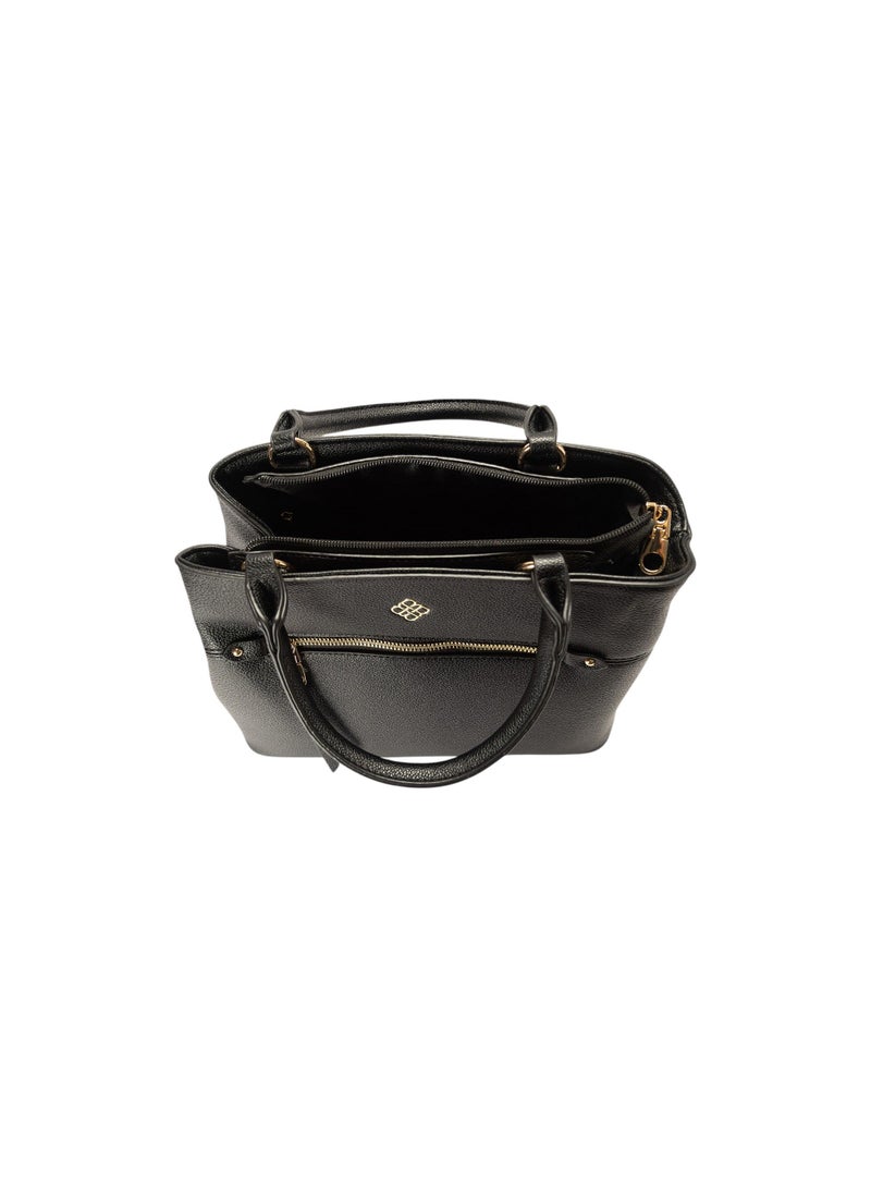 Bata Textured Top Handle Bag - Image 4
