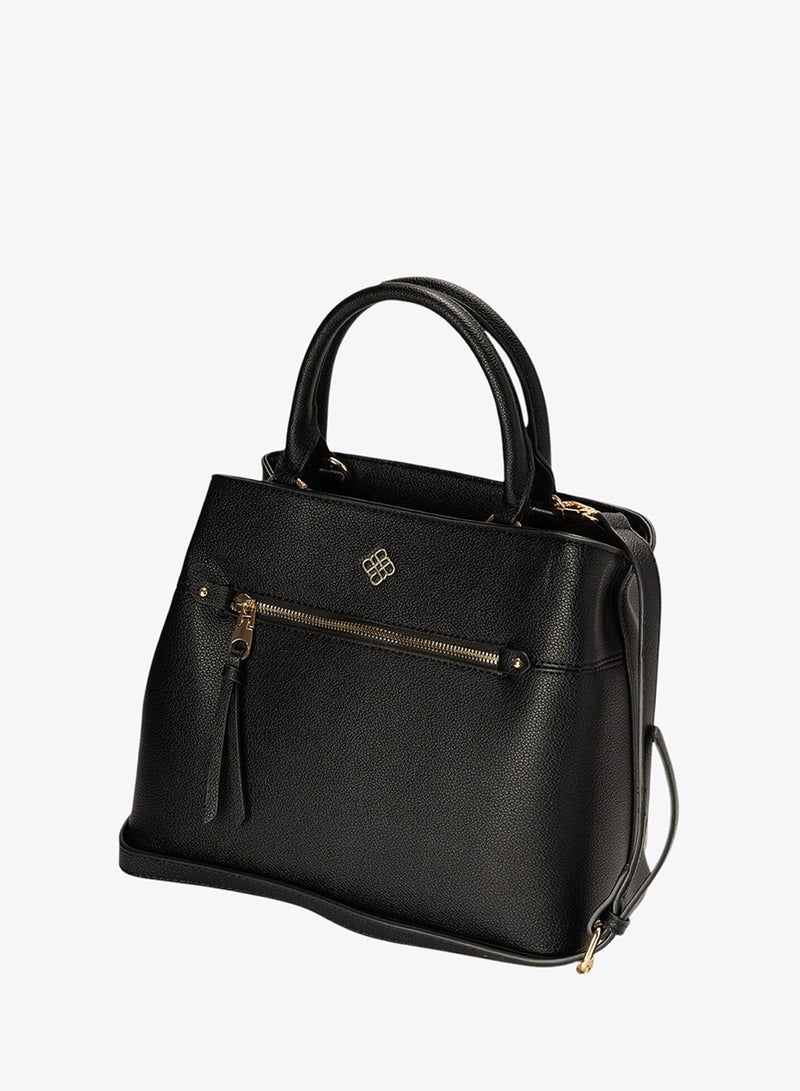 Bata Textured Top Handle Bag - Image 3
