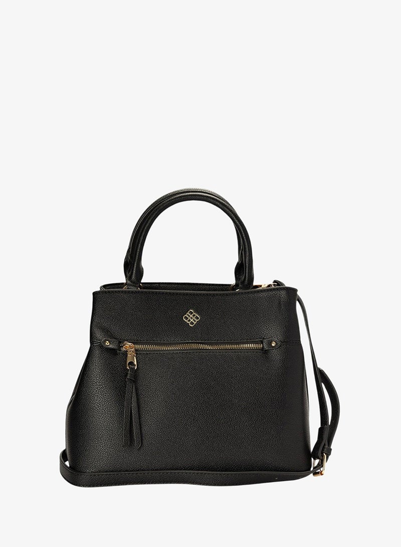 Bata Textured Top Handle Bag - Image 1