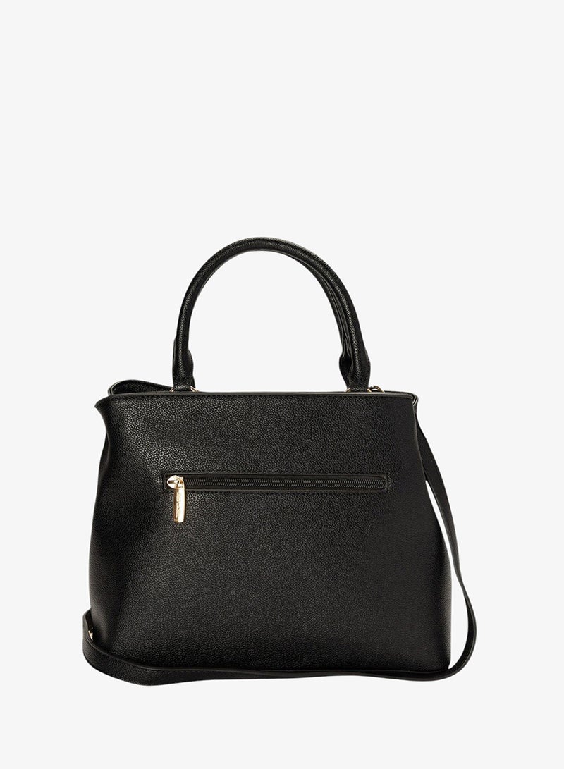 Bata Textured Top Handle Bag - Image 2