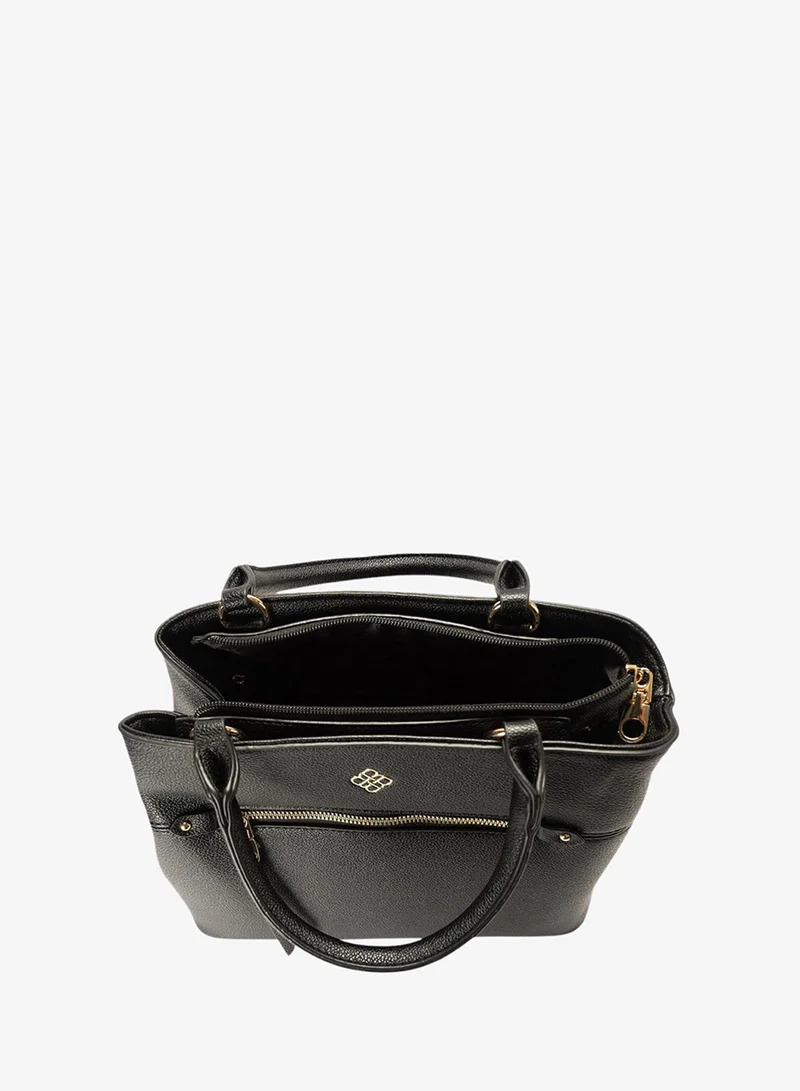 Bata  Textured Top Handle Bag for Women | Best Price UAE