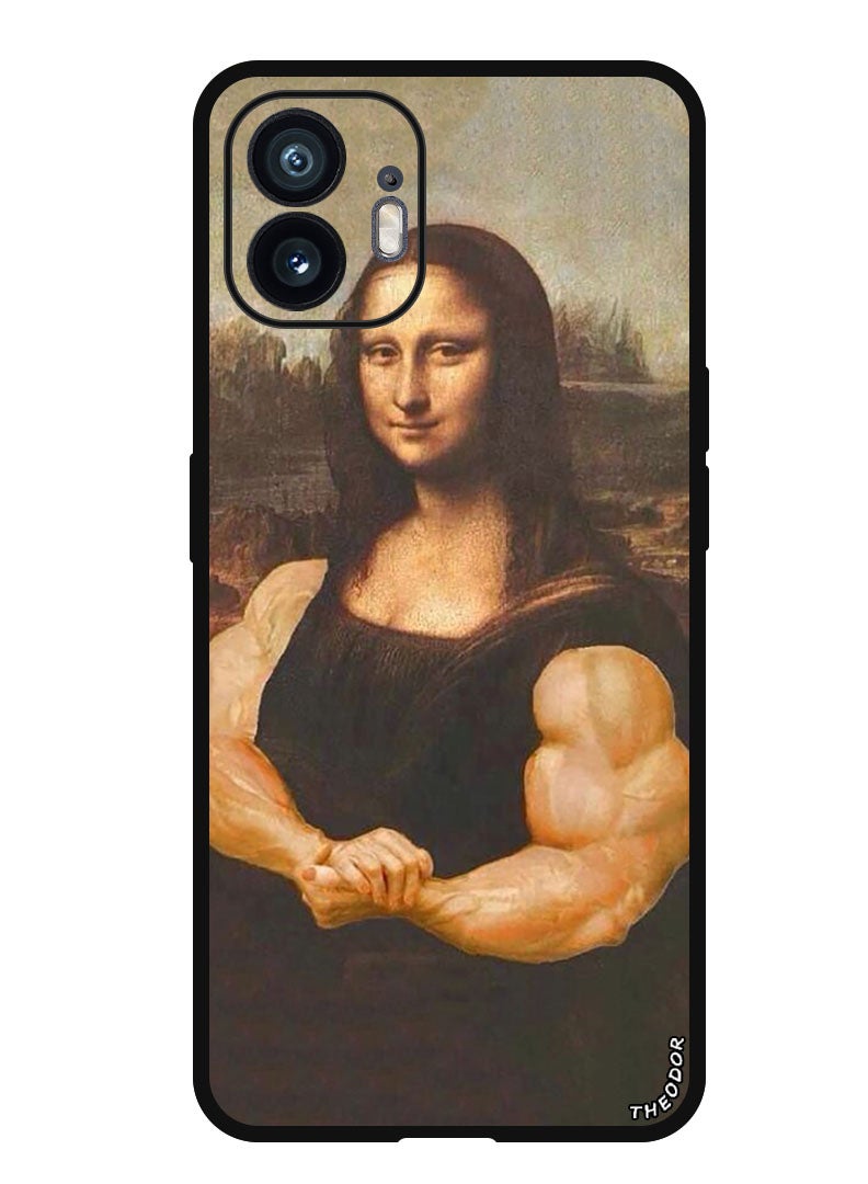 Theodor Protective Case Anti Scratch Shock Proof Bumper Cover For Nothing Phone (2) Mona Lisa 1  - Image 1