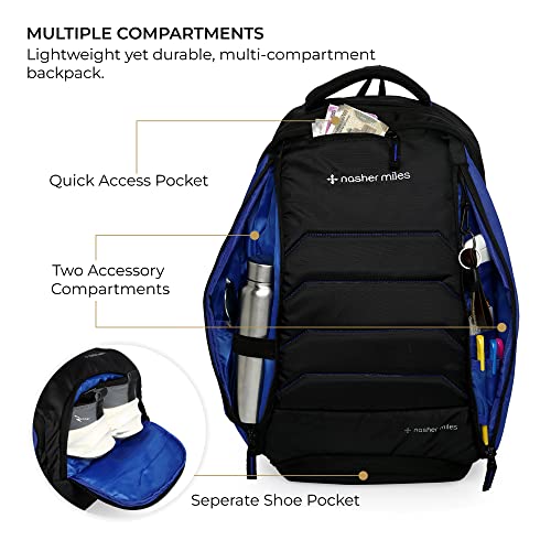 Nasher Miles Corporate Laptop Backpack Black 40 L - Image 3