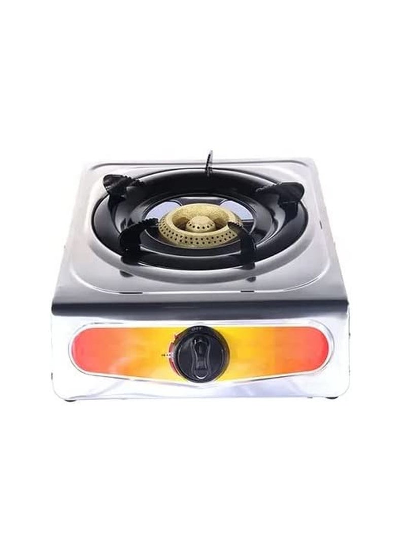 Stainless Steel Self Burning Single Burner Gas Stove  - Image 1