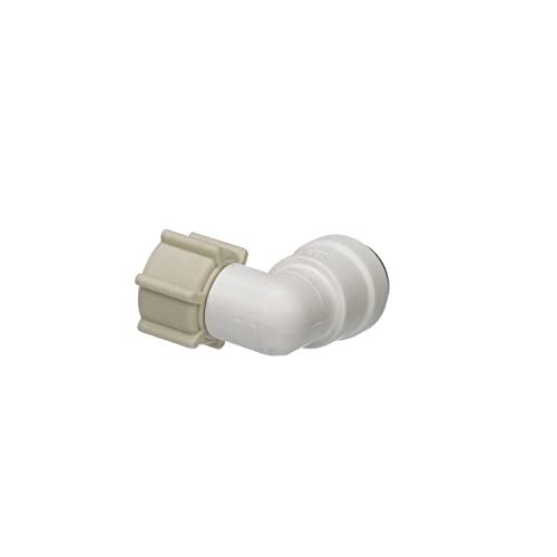 Watts AquaLock 1/2" CTS x 1/2" NPS Quick Connect Female Swivel Elbow Connection for Water Plumbing Lines, CPVC, PEX, CTS Rated Pipe, Zero-Leak Connection, White - Image 4