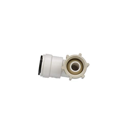 Watts AquaLock 1/2" CTS x 1/2" NPS Quick Connect Female Swivel Elbow Connection for Water Plumbing Lines, CPVC, PEX, CTS Rated Pipe, Zero-Leak Connection, White - Image 2