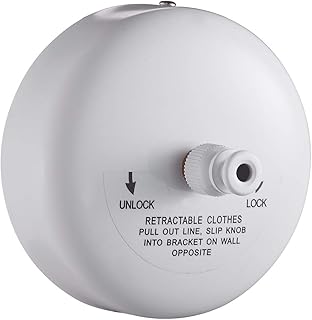 JOOM Retractable Clothesline Stainless Steel Heavy Duty 9Feet(MAX) for Hanging Drying in Bathroom Laundry Hotels, - Image 1