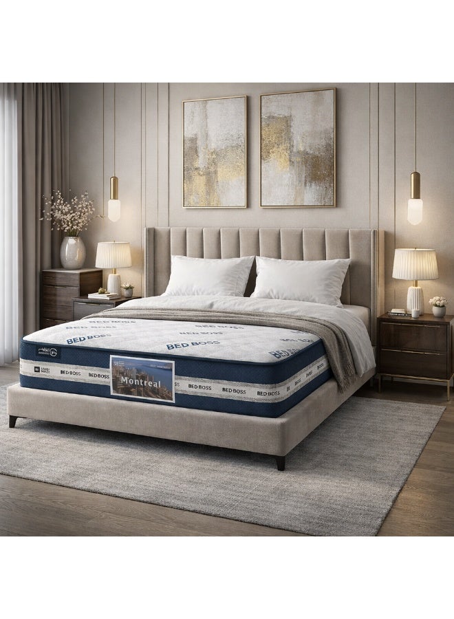 BED BOSS Montreal Hotel Mattress – Size 150×200×21 cm - Image 4