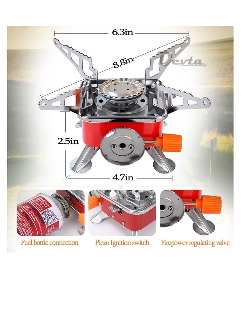 New Portable Gas Stove and Picnic Butane Gas Burner for Outdoor Camping, Hiking, Traveling and Cooking Food | Stainless Steel Gas Cylinder, Folding Stove, Camping Gear, Gas Stove with Pouch - pzsku/Z26A1952967457F7ED903Z/45/_/1690444817/c67a920b-cf7d-4059-bece-d42280ae7dcf