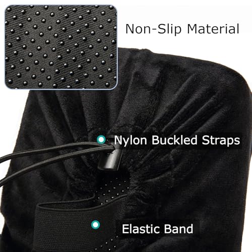 XINTREY Knee Scooter Cushion 2" thick Memory Foam Knee Scooter Pad for Comfort w/Removable Cover Walker/Roller Accessories fits Most Models (Black) - Image 5