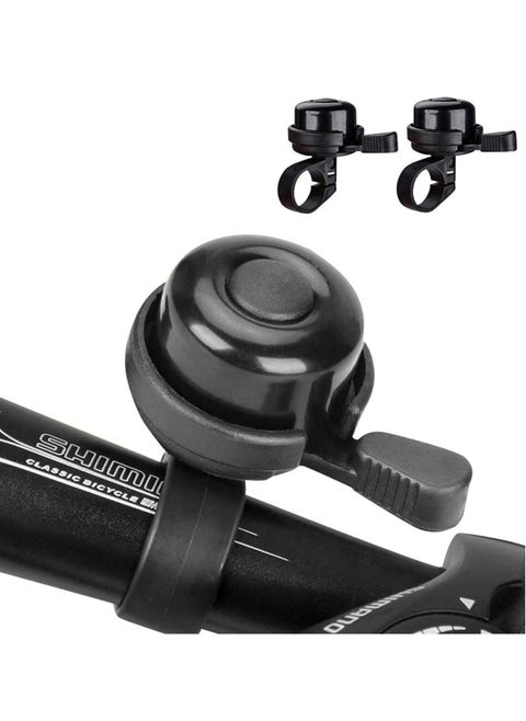 Bike Bell 2 Pack Bicycle  Aluminum Loud Crisp Premium for Large Ringer Bells for Adults Kids Boys and Girl