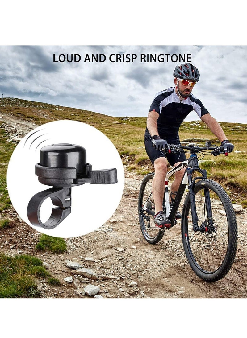 Bike Bell 2 Pack Bicycle  Aluminum Loud Crisp Premium for Large Ringer Bells for Adults Kids Boys and Girl
