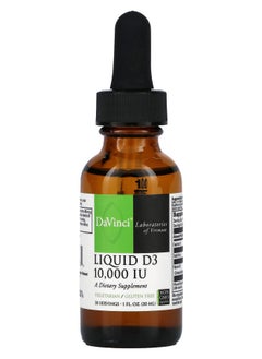 DaVinci Laboratories of Vermont Liquid D3 10000 IU 1 fl oz (30 ml) 