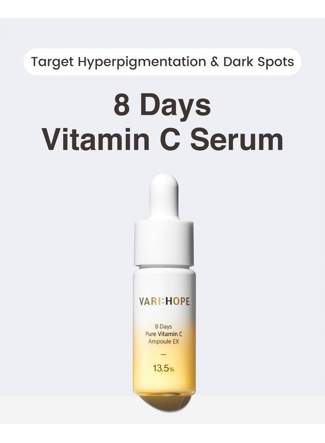 VARIHOPE 8 Days Vitamin C Serum (0.5 oz) - Dual-Layer Ascorbic Acid, Facial Serum for Deep Moisturization, Korean Skincare Ampoule, Glowing & Radiant Skin - Image 2