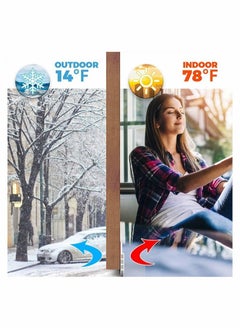 XiuWoo 2 pack, Door seal strip draft stopper, under blocker insulator, sweep weather stripping noise stopper strong adhesive 37 inch length  - Image 2