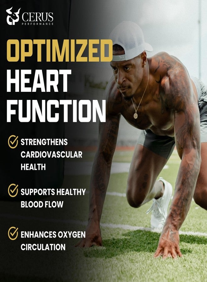 Cerus Performance Flow Stimulant-Free Endurance Pre-Workout – Boosts Stamina, Supports Heart Health with Natural Herbs, Vegan-Friendly - 2 Fl Oz - Image 3