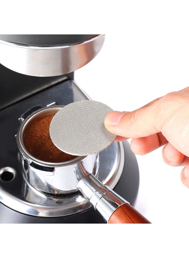 Espresso Professional  51mm Stainless Steel Espresso Puck Screen – Reusable Filter Disc for Even Water Distribution and Clean, Consistent Extraction – Barista-Grade Accessory for 51mm Portafilters and Espresso Machines - Image 2