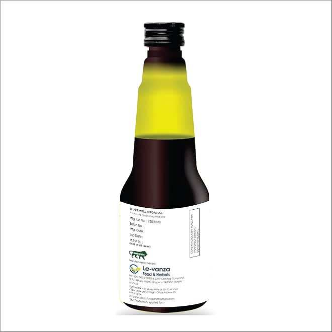 Le-vanza Food & Herbals Le-vanza Herbal Lung Detox Syrup 225ml | Ayurvedic Respiratory Support Supplement | For Smokers & Pollution Exposure Care | Natural Herbal Formula - Image 3